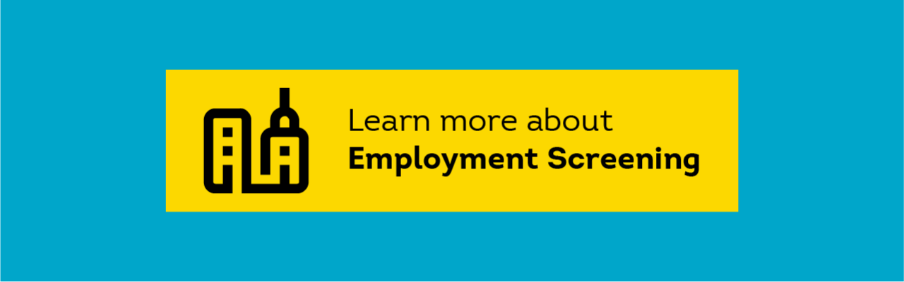 Click to learn more about employment screening 