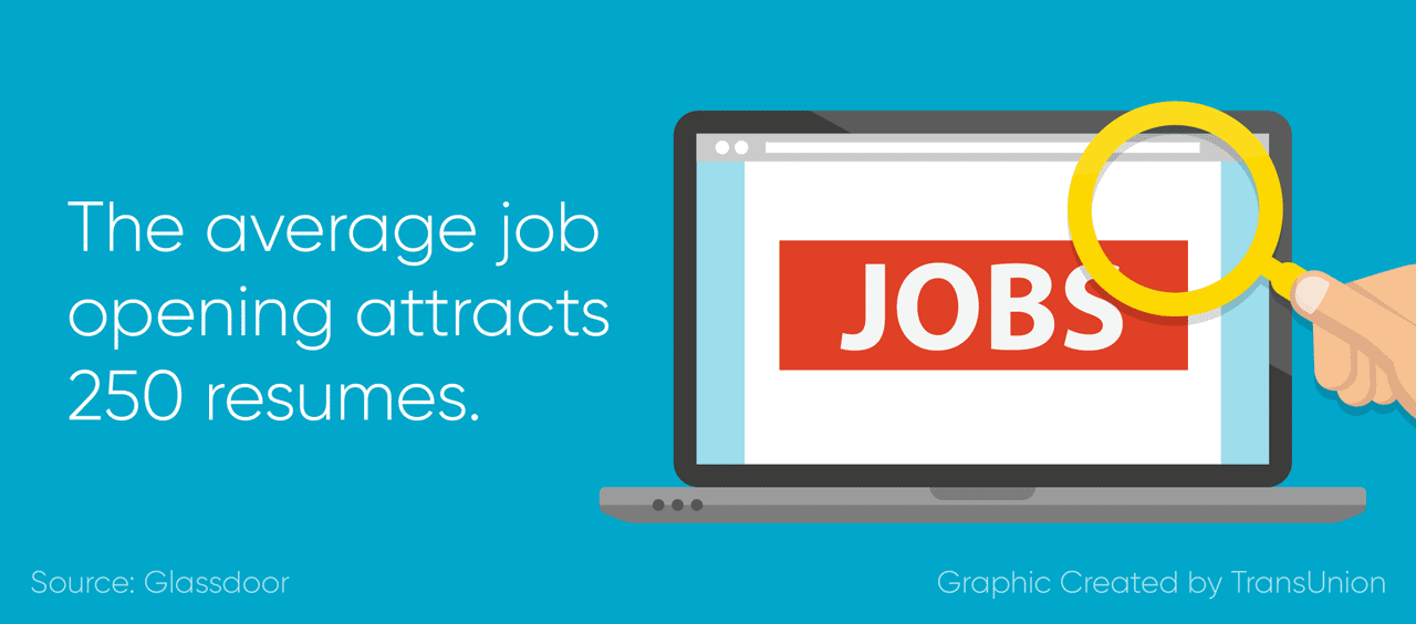 the average job attracts 250 resumes