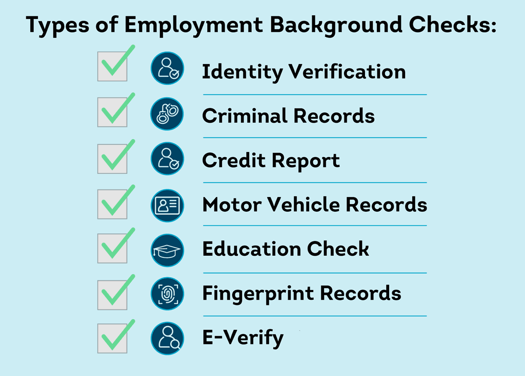 Types of Employment Background Checks