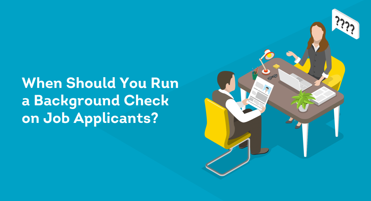 When Should you Run a Background Check?