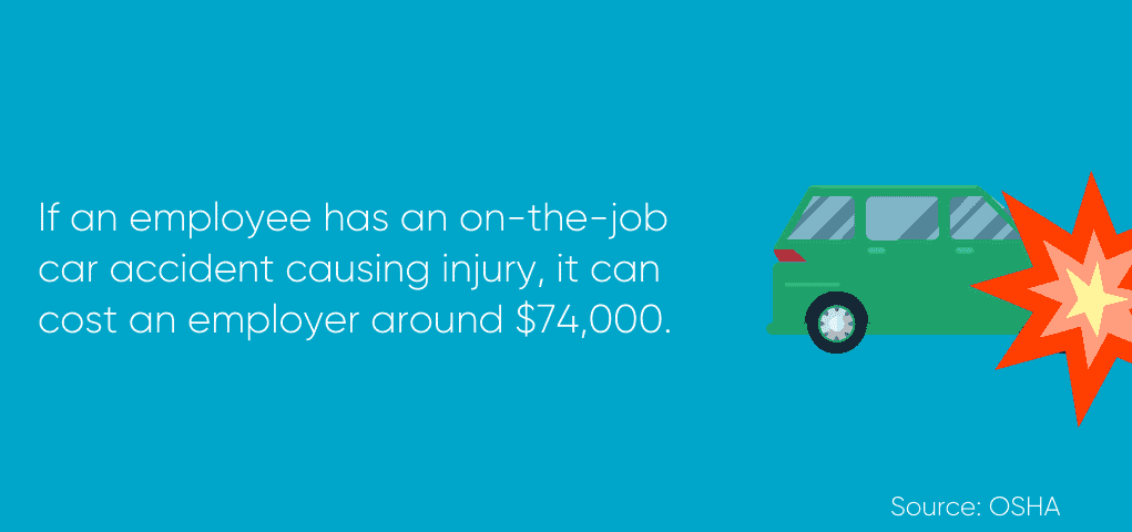 Cost of employee car accident