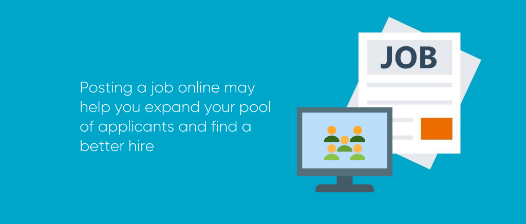 Posting a job online can help employers find better applicants