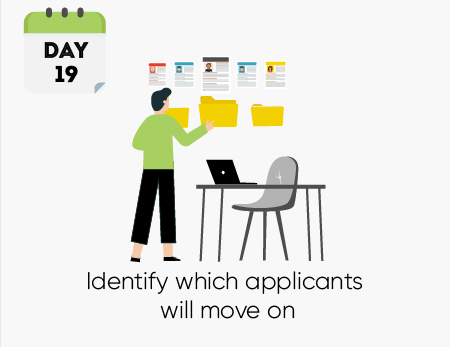 Day 19 - Identify which applicants will move on