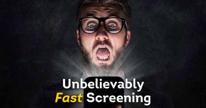 unbelievably fast pre-employment background screening